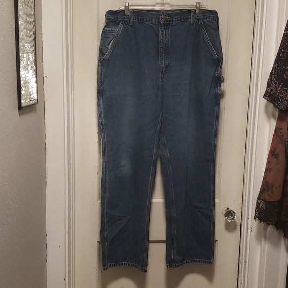 Carhartt Orginal Dungaree Fit Jeans40x32 Streetwear Workwear - Picture 3 of 9